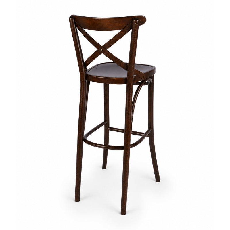 Kastra Herra Ahşap Thonet Bar Sandalyesi-zoom-