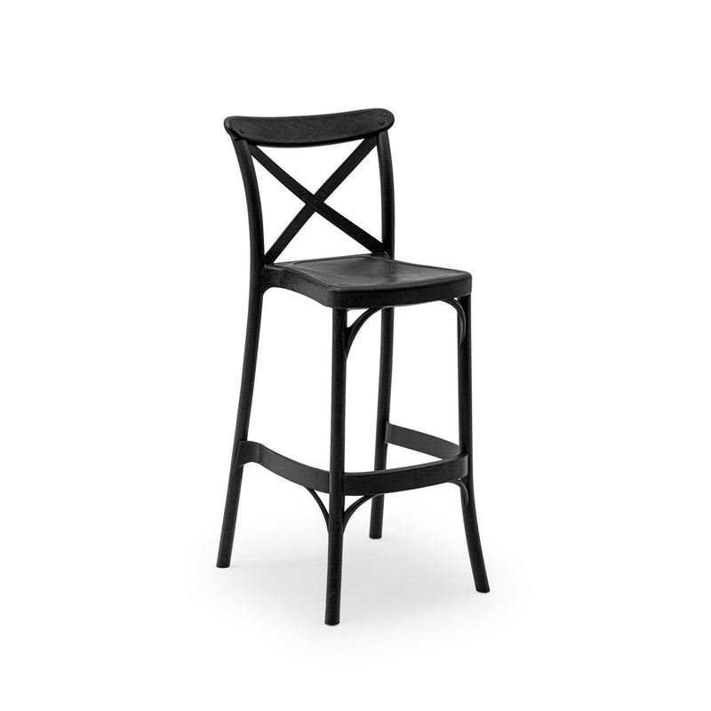 Tilia Capri Polipropilen Bar Sandalyesi 75 cm, Bahçe, Balkon, Kafe, Restoran, Düğün, Organizasyon İçin-zoom-