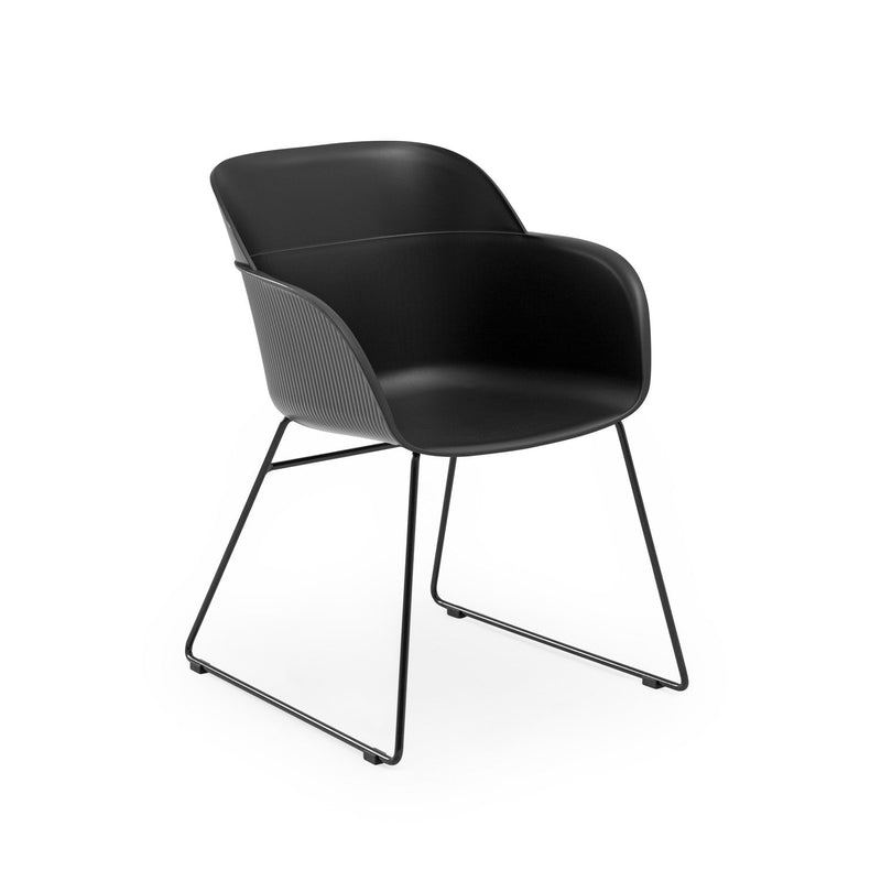 Tilia Shell-U Polipropilen Kollu Sandalye-zoom-