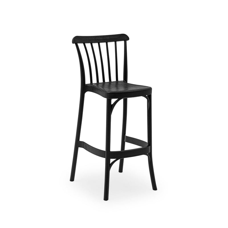 Tilia Gozo Polipropilen Bar Sandalyesi 75 cm, Bahçe, Balkon, Dış Mekan, Kafe, Düğün, Organizasyon İçin-zoom-