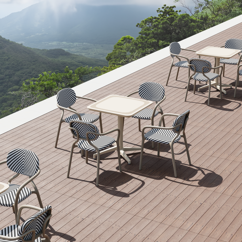 Tilia Haz-N Polipropilen Kollu Bahçe, Balkon, Kafe, Restoran Sandalyesi-zoom-5