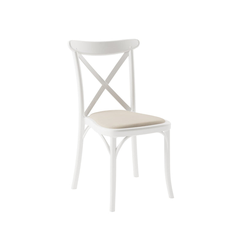 Tilia Capri Pad Minderli Polipropilen Bahçe, Balkon, Kafe, Restoran, Düğün, Organizasyon Sandalyesi-zoom-