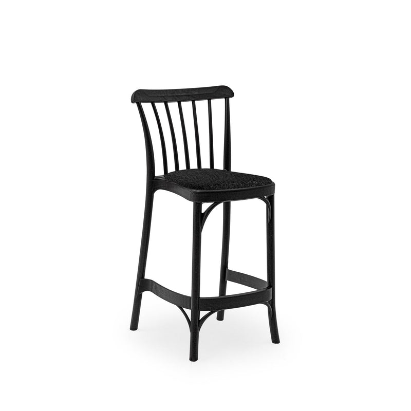 Tilia Gozo Pad Minderli Polipropilen Bar Sandalyesi 65 cm, Bahçe, Balkon, Dış Mekan, Kafe, Düğün, Organizasyon İçin-zoom-