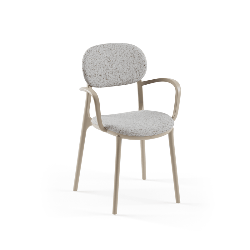 Tilia Duo Pad Minderli Polipropilen Kollu Bahçe, Balkon, Kafe, Restoran Sandalyesi-zoom-