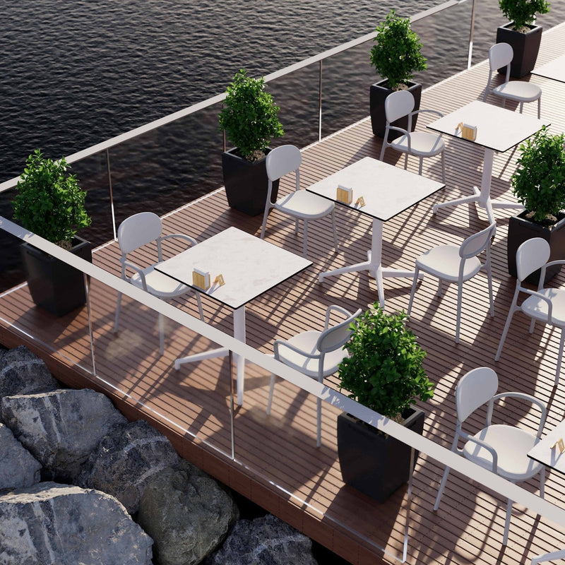 Tilia Duo Polipropilen Bahçe, Balkon, Dış Mekan, Kafe, Restoran Sandalyesi-zoom-