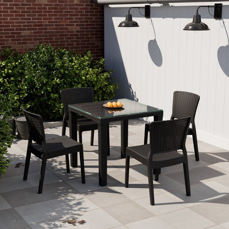 Tilia Antares Rattan Polipropilen Bahçe, Balkon, Kafe, Restoran, Dış Mekan Sandalyesi-zoom-