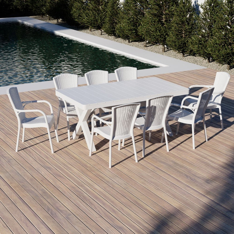 Tilia Royal Rattan Polipropilen Kollu Bahçe, Balkon Sandalyesi-zoom-