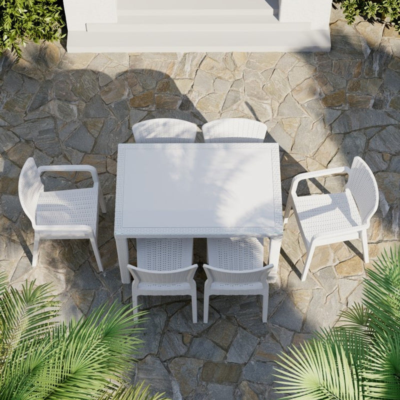 Tilia Antares Rattan Polipropilen Kollu Bahçe, Balkon, Kafe, Restoran, Dış Mekan Sandalyesi-zoom-