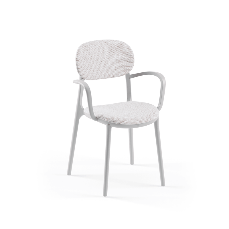 Tilia Duo Pad Minderli Polipropilen Kollu Bahçe, Balkon, Kafe, Restoran Sandalyesi-zoom-