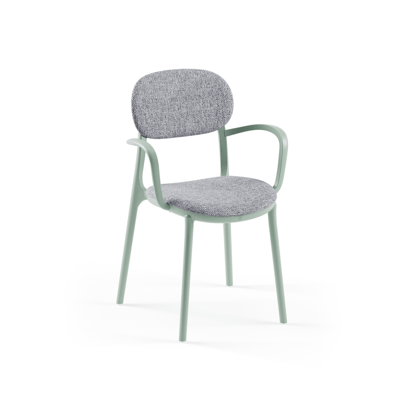 Tilia Duo Pad Minderli Polipropilen Kollu Bahçe, Balkon, Kafe, Restoran Sandalyesi-zoom-