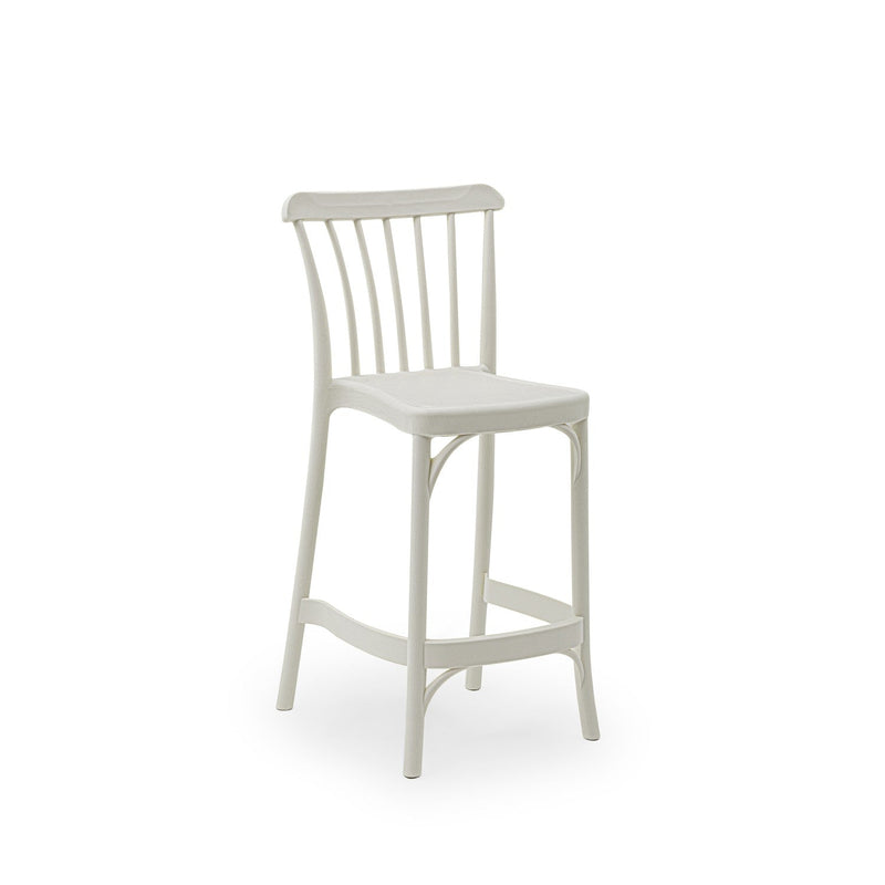 Tilia Gozo Polipropilen Bar Sandalyesi 65 cm, Bahçe, Balkon, Dış Mekan, Kafe, Düğün, Organizasyon İçin-zoom-