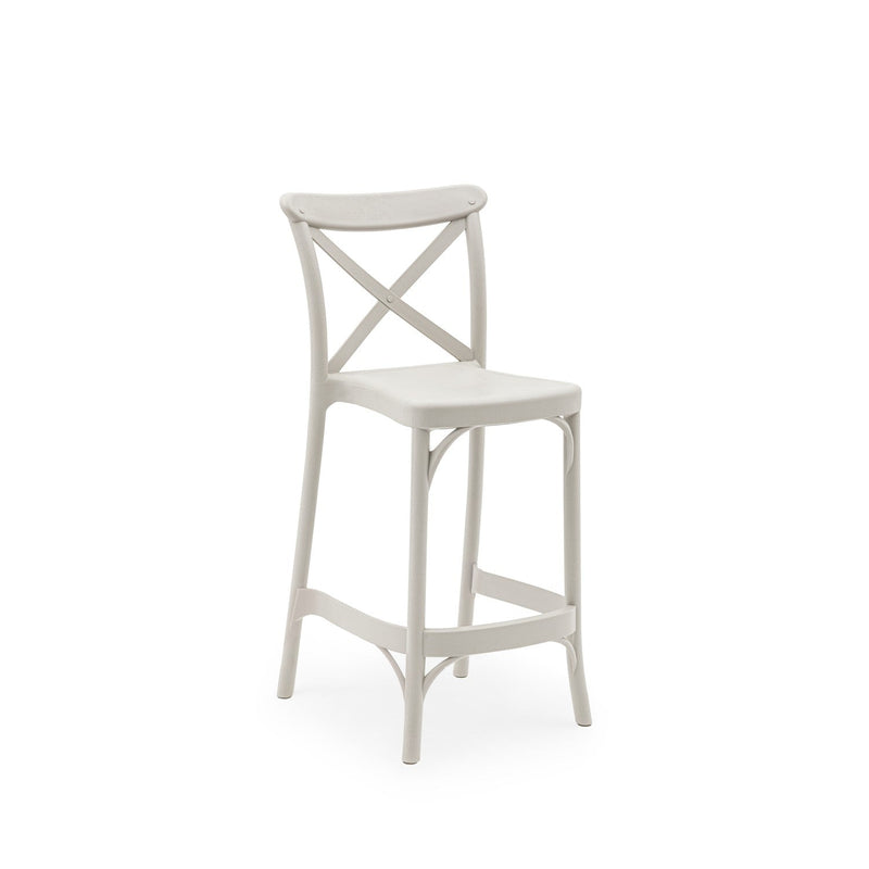 Tilia Capri Polipropilen Bar Sandalyesi 65 cm, Bahçe, Balkon, Kafe, Restoran, Düğün, Organizasyon İçin-zoom-