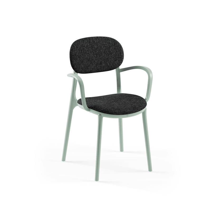 Tilia Duo Pad Minderli Polipropilen Kollu Bahçe, Balkon, Kafe, Restoran Sandalyesi-zoom-