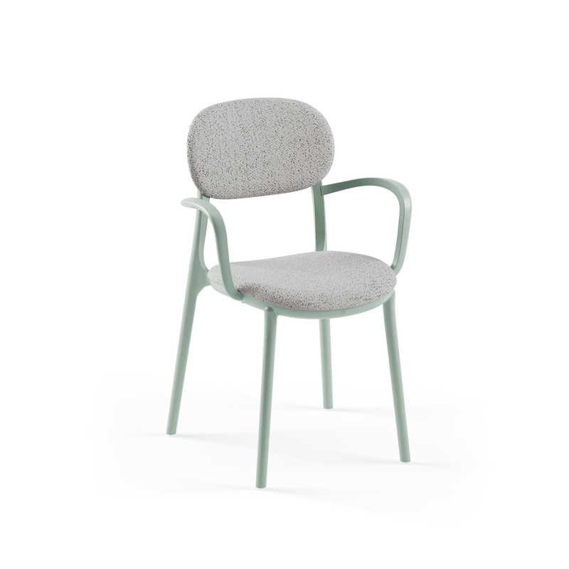 Tilia Duo Pad Minderli Polipropilen Kollu Bahçe, Balkon, Kafe, Restoran Sandalyesi-zoom-