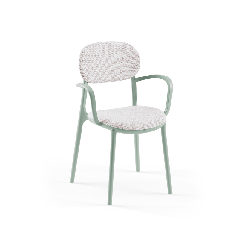 Tilia Duo Pad Minderli Polipropilen Kollu Bahçe, Balkon, Kafe, Restoran Sandalyesi-zoom-