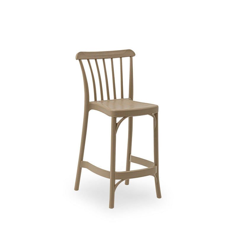 Tilia Gozo Polipropilen Bar Sandalyesi 65 cm, Bahçe, Balkon, Dış Mekan, Kafe, Düğün, Organizasyon İçin-zoom-