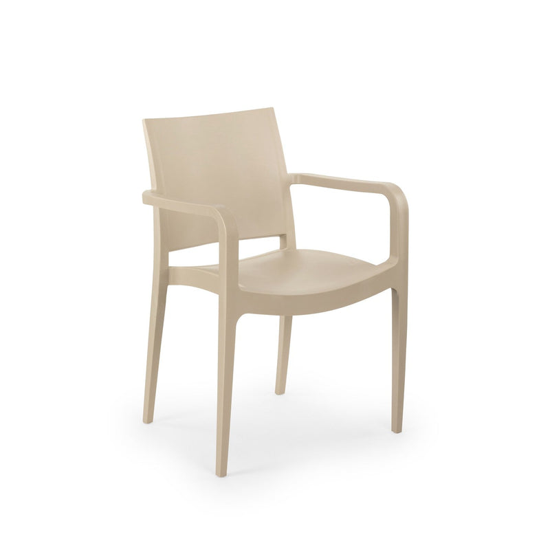Tilia Specto-XL Polipropilen Kollu Bahçe, Balkon, Dış Mekan, Kafe, Restoran Sandalyesi-zoom-