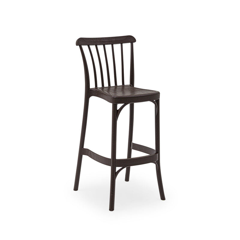 Tilia Gozo Polipropilen Bar Sandalyesi 75 cm, Bahçe, Balkon, Dış Mekan, Kafe, Düğün, Organizasyon İçin-zoom-