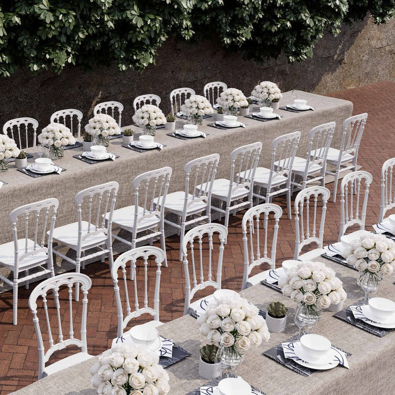 Tilia Roma Polipropilen Bahçe, Balkon, Kafe, Restoran, Düğün, Organizasyon Sandalyesi-zoom-