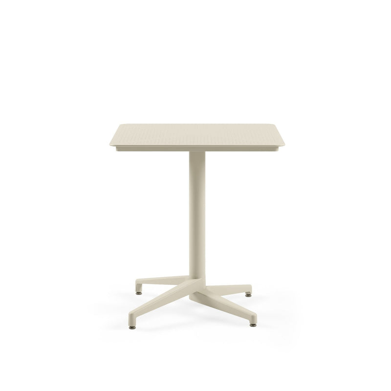Tilia Moon Sabit Polipropilen Masa 70x70 cm, Bahçe, Balkon, Dış Mekan, Kafe, Restoran İçin-zoom-