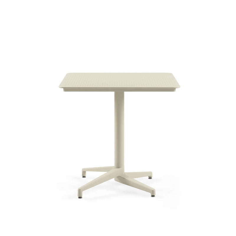Tilia Moon Sabit Polipropilen Masa 80x80 cm, Bahçe, Balkon, Dış Mekan, Kafe, Restoran İçin-zoom-