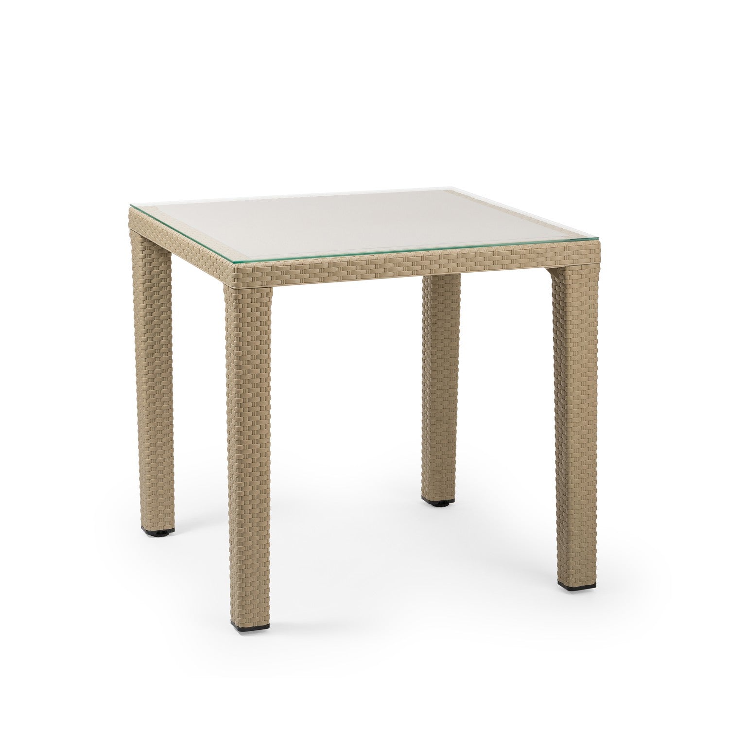 Tilia Antares Rattan Masa 80x80 cm, Bahçe, Balkon, Kafe, Restoran, Dış Mekan İçin - Outlet, Sınırlı Stok-zoom-1