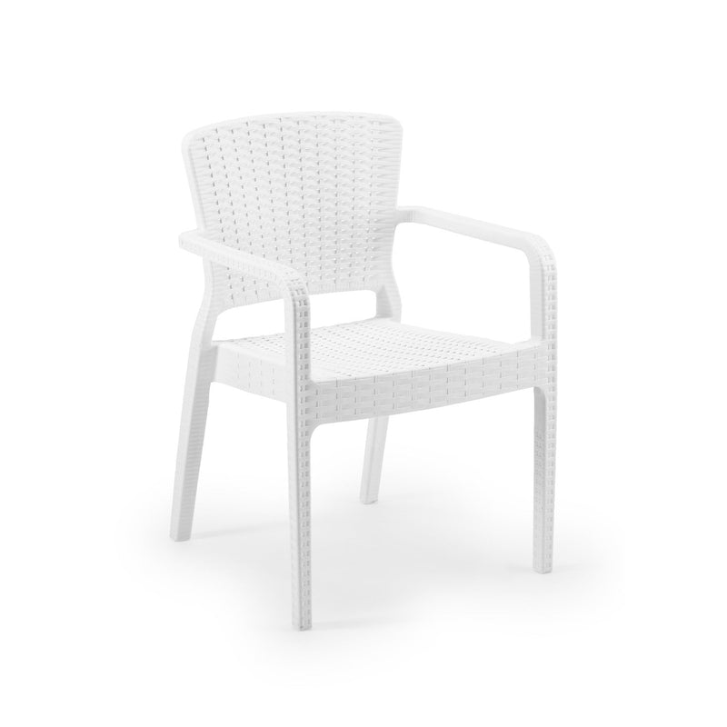 Tilia Antares Rattan Polipropilen Kollu Bahçe, Balkon, Kafe, Restoran, Dış Mekan Sandalyesi-zoom-