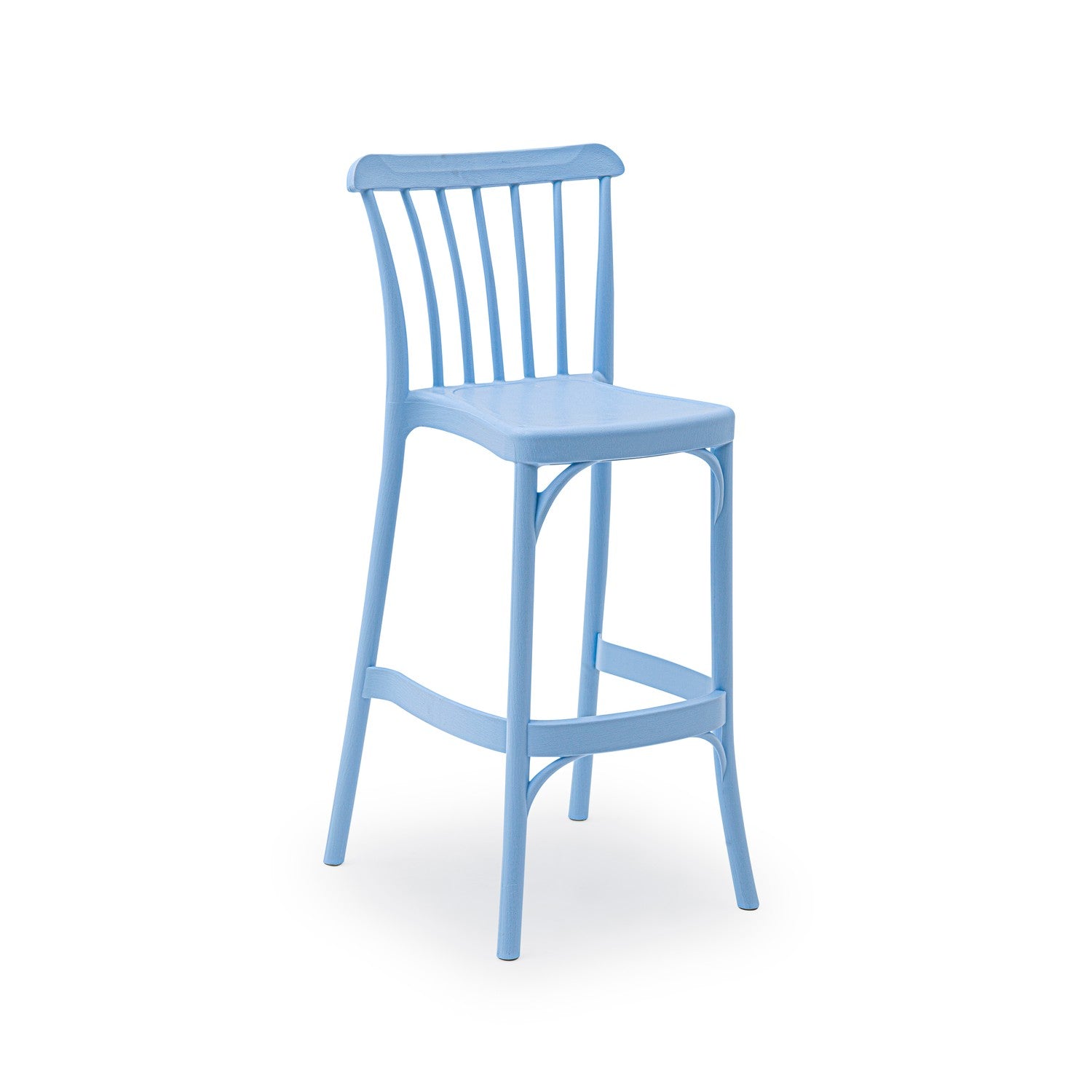 Tilia Gozo Polipropilen Bar Sandalyesi 75 cm, Bahçe, Balkon, Dış Mekan, Kafe, Düğün, Organizasyon İçin - Outlet, Sınırlı Stok
