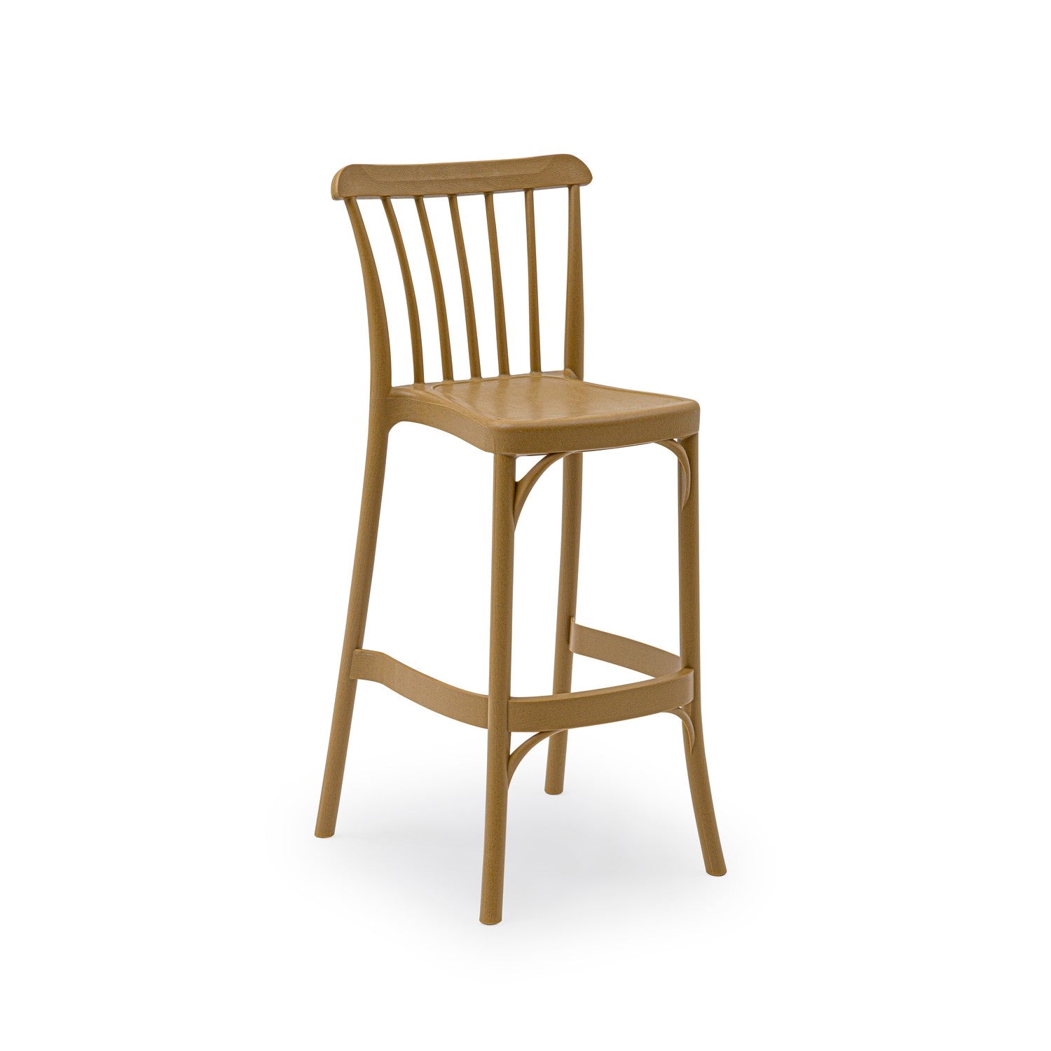 Tilia Gozo Polipropilen Bar Sandalyesi 75 cm, Bahçe, Balkon, Dış Mekan, Kafe, Düğün, Organizasyon İçin - Outlet, Sınırlı Stok-zoom-4