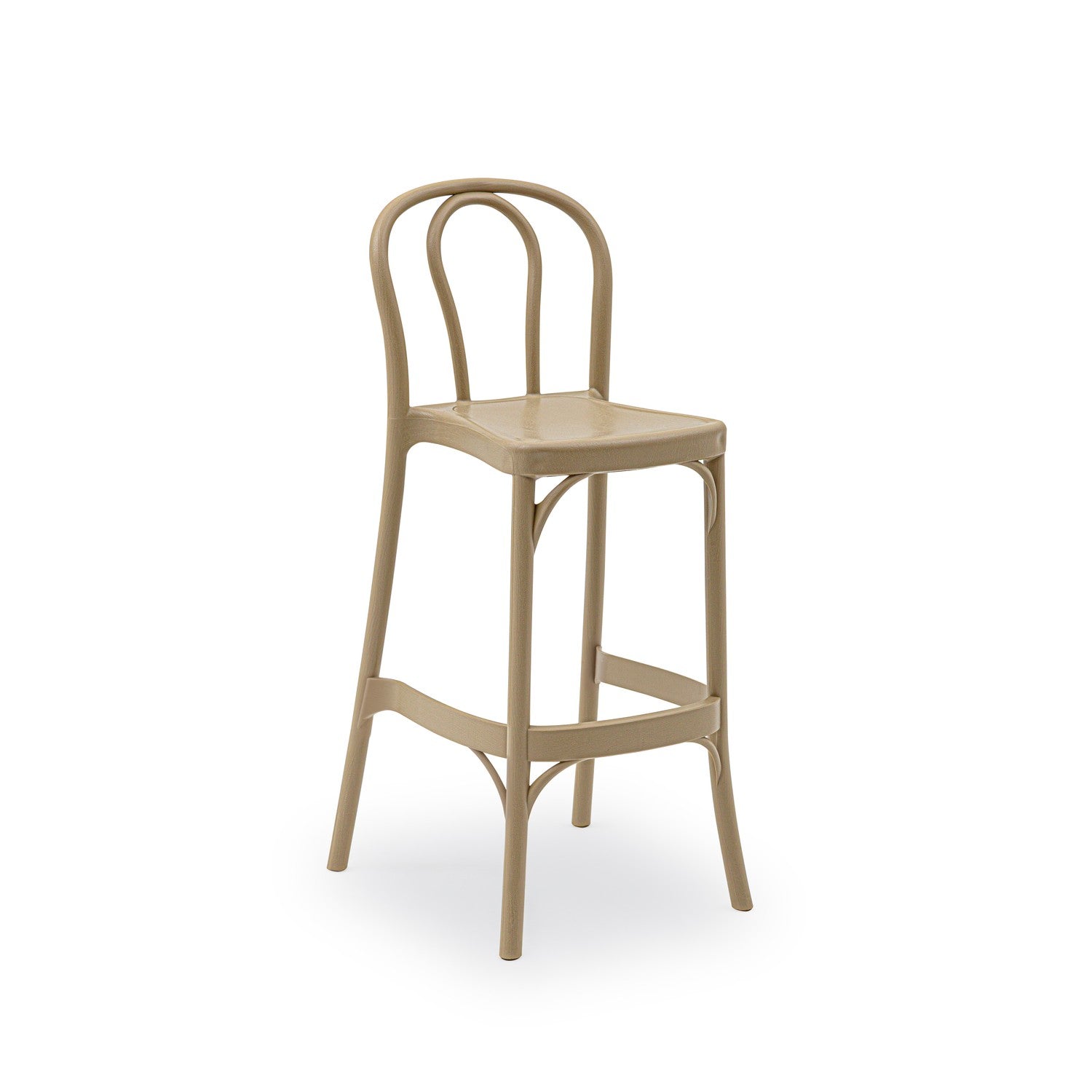 Tilia Sozo Polipropilen Bar Sandalyesi 65 cm, Bahçe, Kafe, Dış Mekan, Düğün, Organizasyon - Outlet Sınırlı Stok-4
