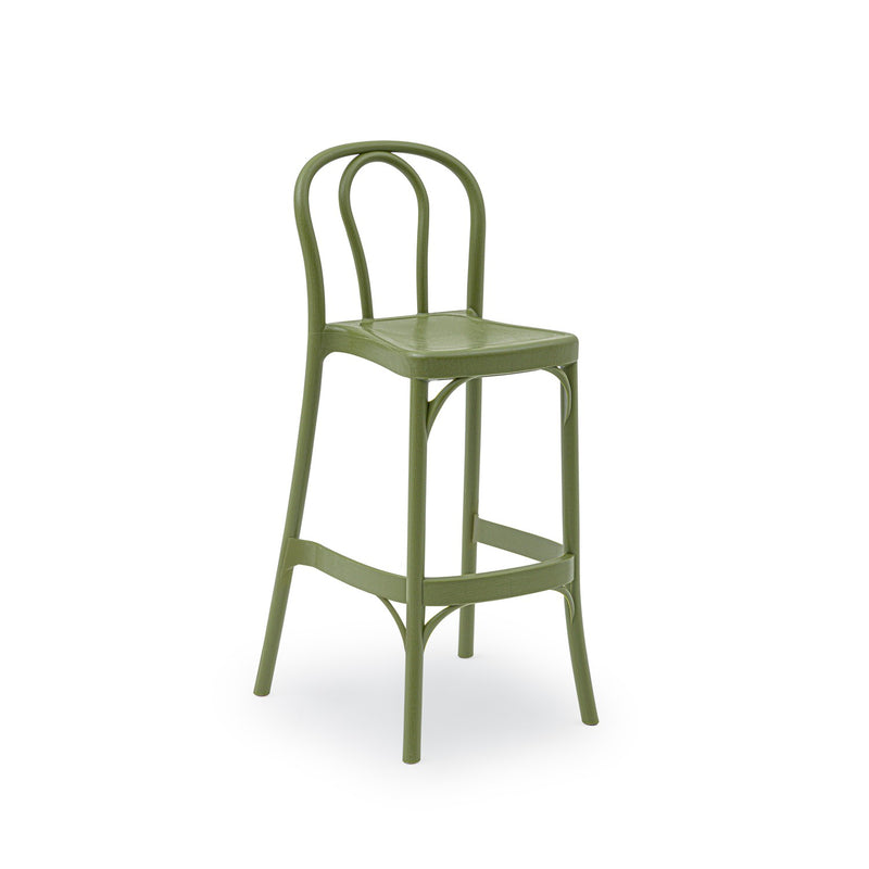 Tilia Sozo Polipropilen Bar Sandalyesi 65 cm, Bahçe, Kafe, Dış Mekan, Düğün, Organizasyon - Outlet Sınırlı Stok-zoom-