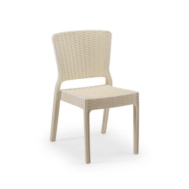 Tilia Antares Rattan Polipropilen Bahçe, Balkon, Kafe, Restoran, Dış Mekan Sandalyesi-zoom-