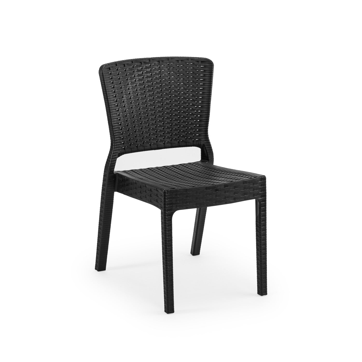 Tilia Antares Rattan Polipropilen Bahçe, Balkon, Kafe, Restoran, Dış Mekan Sandalyesi - Outlet, Sınırlı Stok