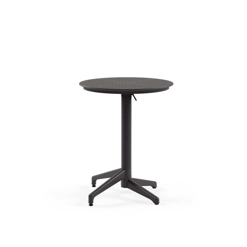 Tilia Moon Polipropilen Katlanır Masa Ø60 cm, Bahçe, Balkon, Dış Mekan, Kafe, Restoran İçin-zoom-