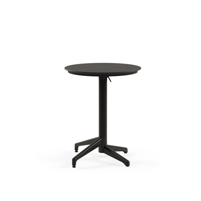 Tilia Moon Polipropilen Katlanır Masa Ø60 cm, Bahçe, Balkon, Dış Mekan, Kafe, Restoran İçin-zoom-