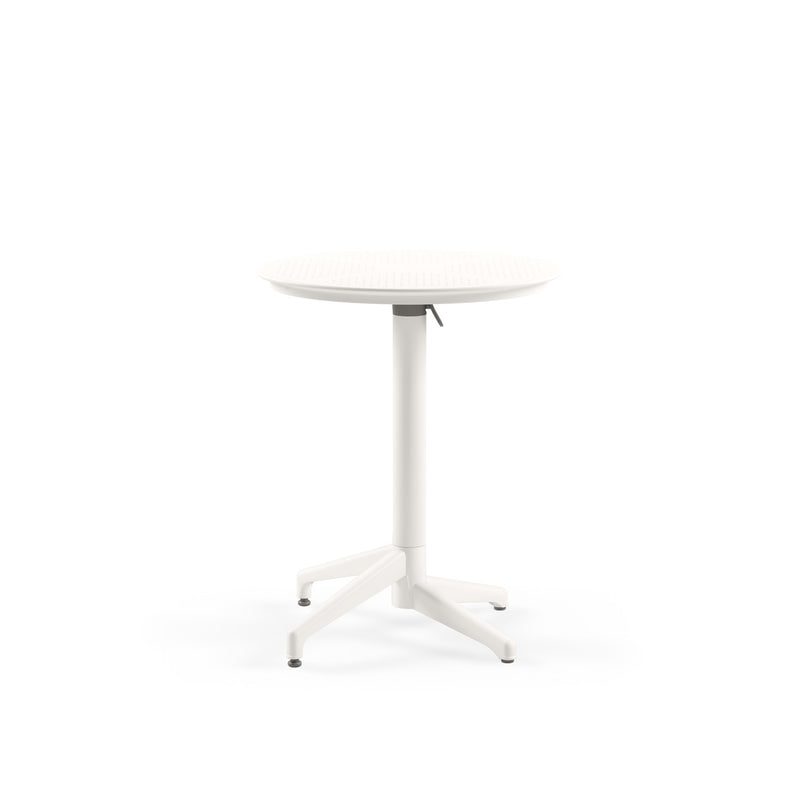 Tilia Moon Polipropilen Katlanır Masa Ø60 cm, Bahçe, Balkon, Dış Mekan, Kafe, Restoran İçin-zoom-