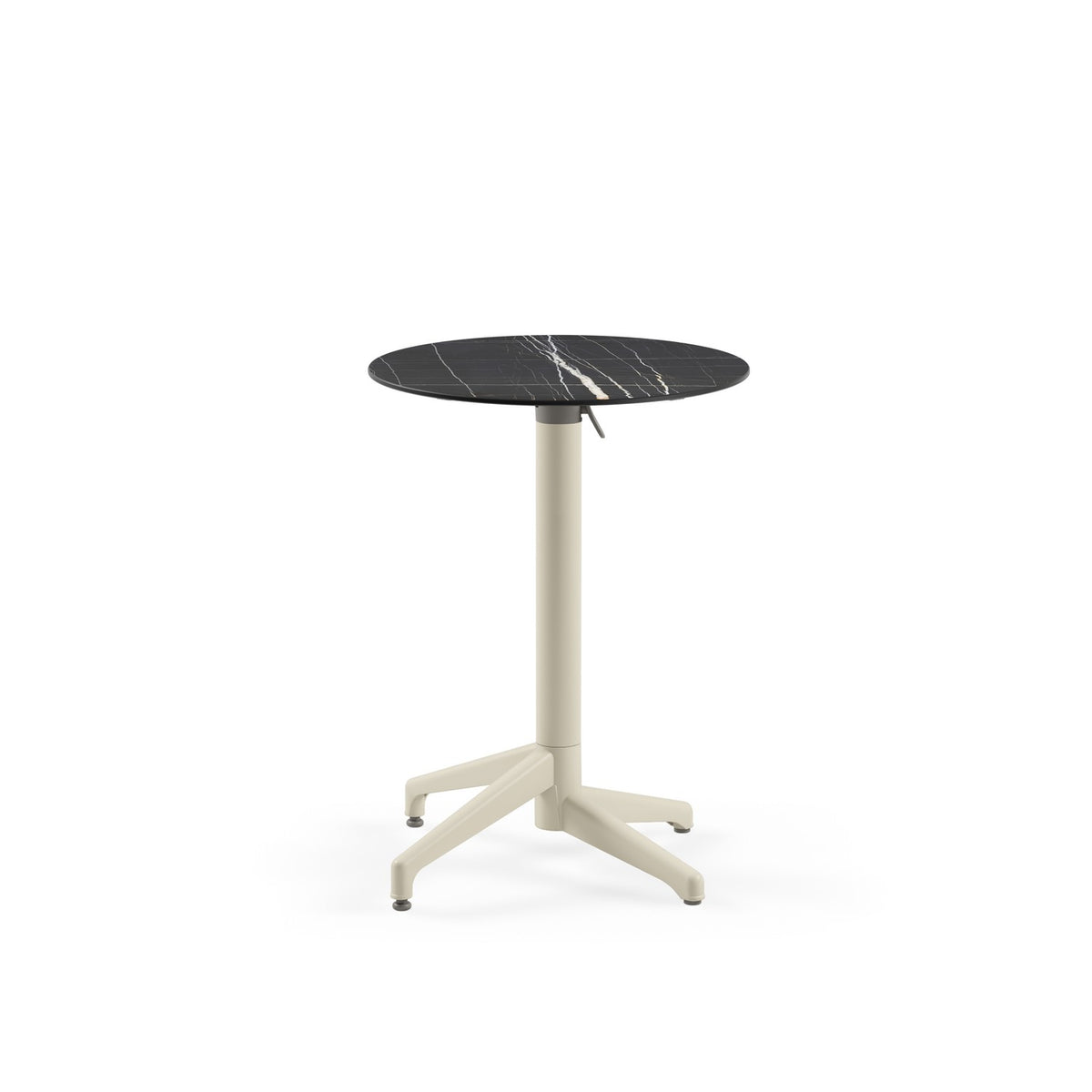 Tilia Moon-C Polipropilen Katlanır Masa Kompakt Tabla Ø60 cm, Bahçe, Balkon, Dış Mekan, Kafe, Restoran İçin-zoom-8