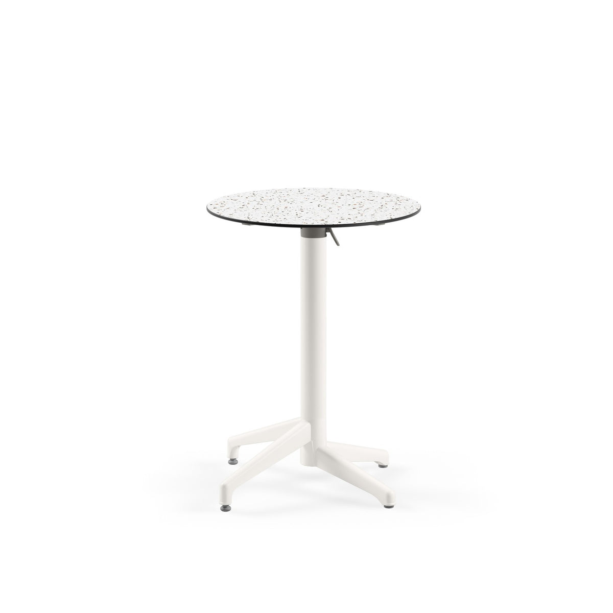Tilia Moon-C Polipropilen Katlanır Masa Kompakt Tabla Ø60 cm, Bahçe, Balkon, Dış Mekan, Kafe, Restoran İçin-30