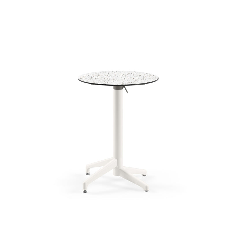 Tilia Moon-C Polipropilen Katlanır Masa Kompakt Tabla Ø60 cm, Bahçe, Balkon, Dış Mekan, Kafe, Restoran İçin-zoom-