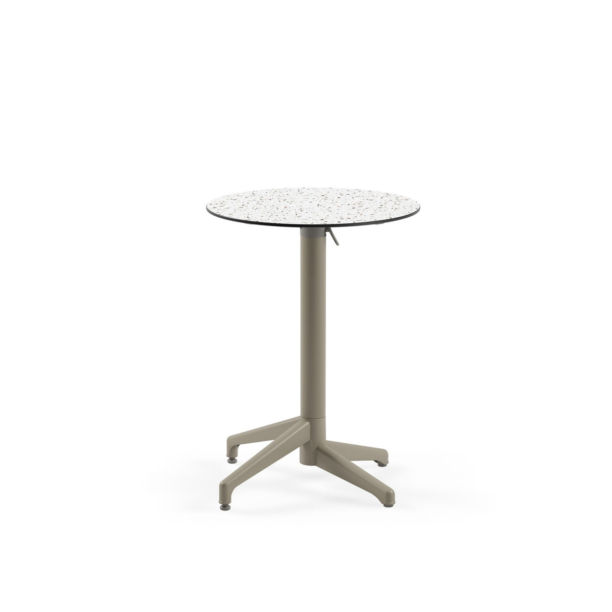 Tilia Moon-C Polipropilen Katlanır Masa Kompakt Tabla Ø60 cm, Bahçe, Balkon, Dış Mekan, Kafe, Restoran İçin-zoom-33