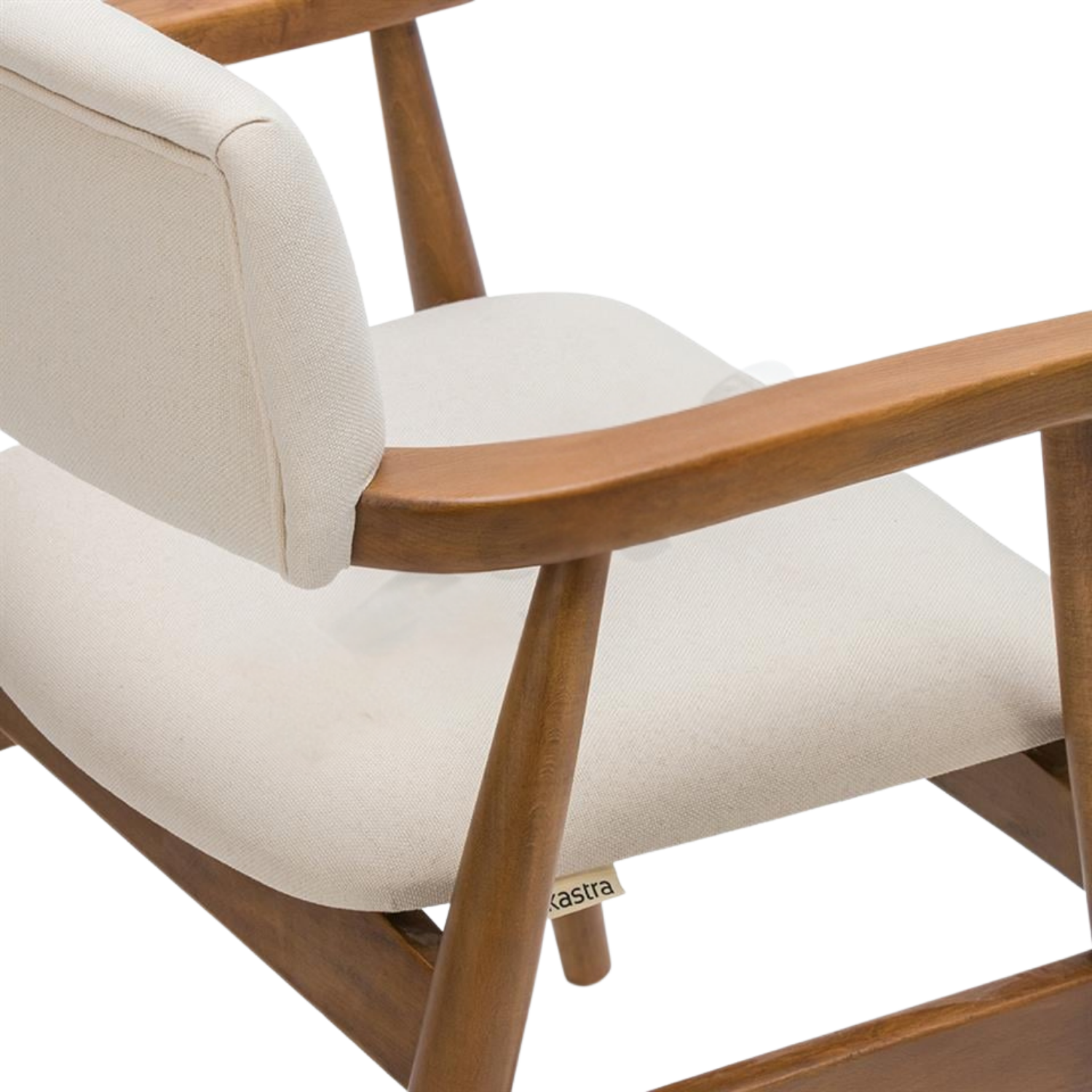 Kastra Arma Döşeme Kumaşlı Ahşap Sandalye