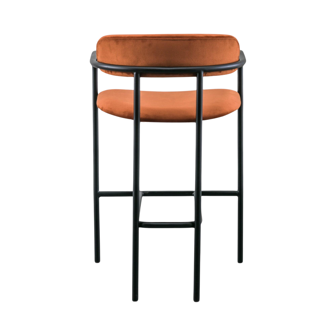 Kastra Basel Döşeme Kumaşlı Metal Bar Sandalyesi-zoom-4