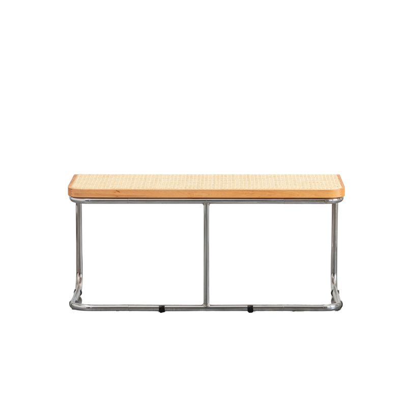 Kastra Cesca Krom Ayaklı Hazeranlı Bench-zoom-