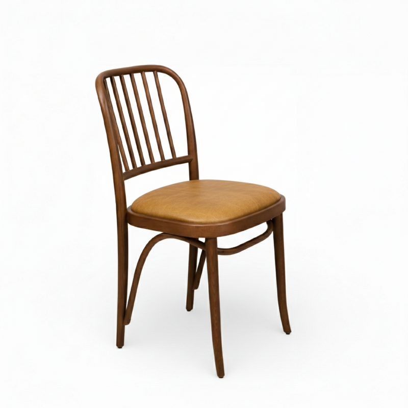 Kastra Ease Döşeme Kumaşlı Thonet Ahşap Sandalye-zoom-