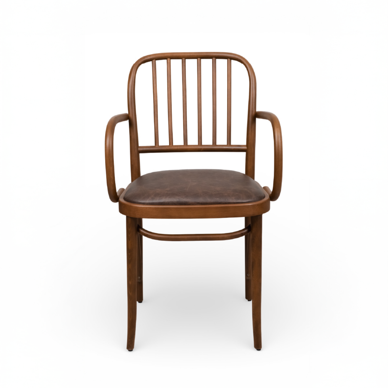 Kastra Ease Döşeme Kumaşlı Thonet Kollu Ahşap Sandalye