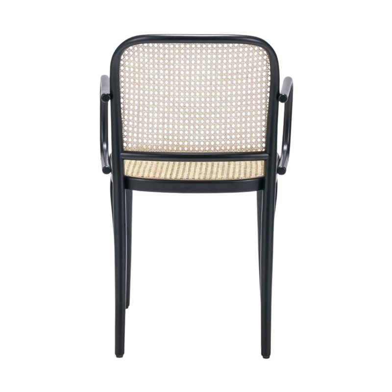 Kastra Harry Hazeranlı Oturum Kollu Thonet Ahşap Sandalye-zoom-