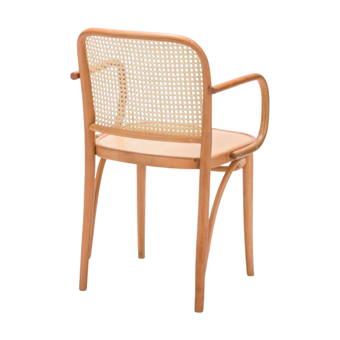 Kastra Harry Sırt Hazeranlı Kollu Thonet Ahşap Sandalye-9