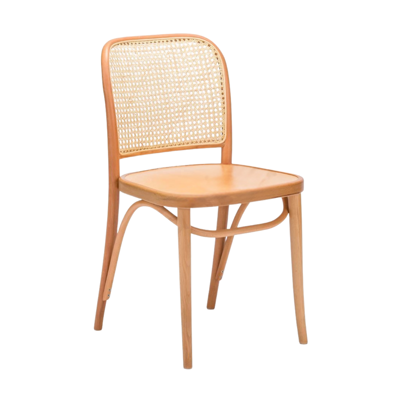Kastra Harry Sırt Hazeranlı Thonet Ahşap Sandalye-zoom-