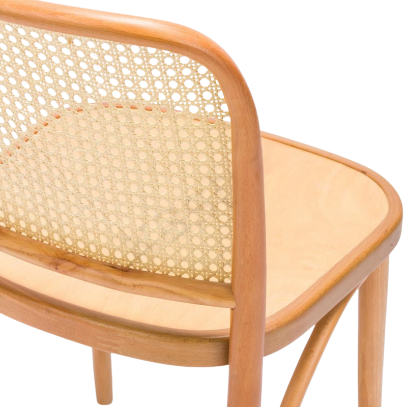 Kastra Harry Sırt Hazeranlı Thonet Ahşap Sandalye-zoom-