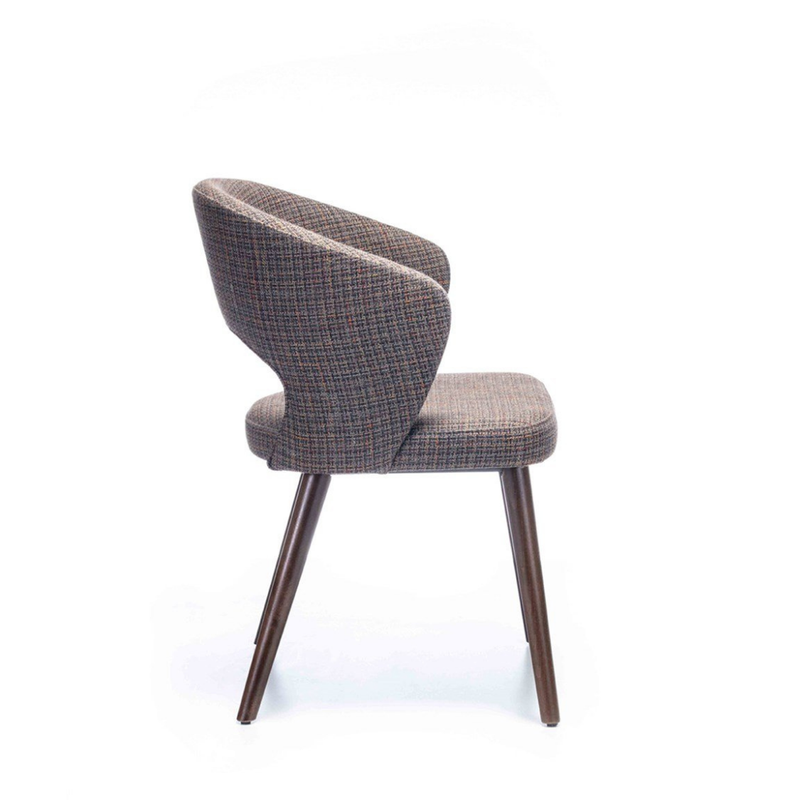 Kastra Jason Döşeme Kumaşlı Ahşap Sandalye-zoom-